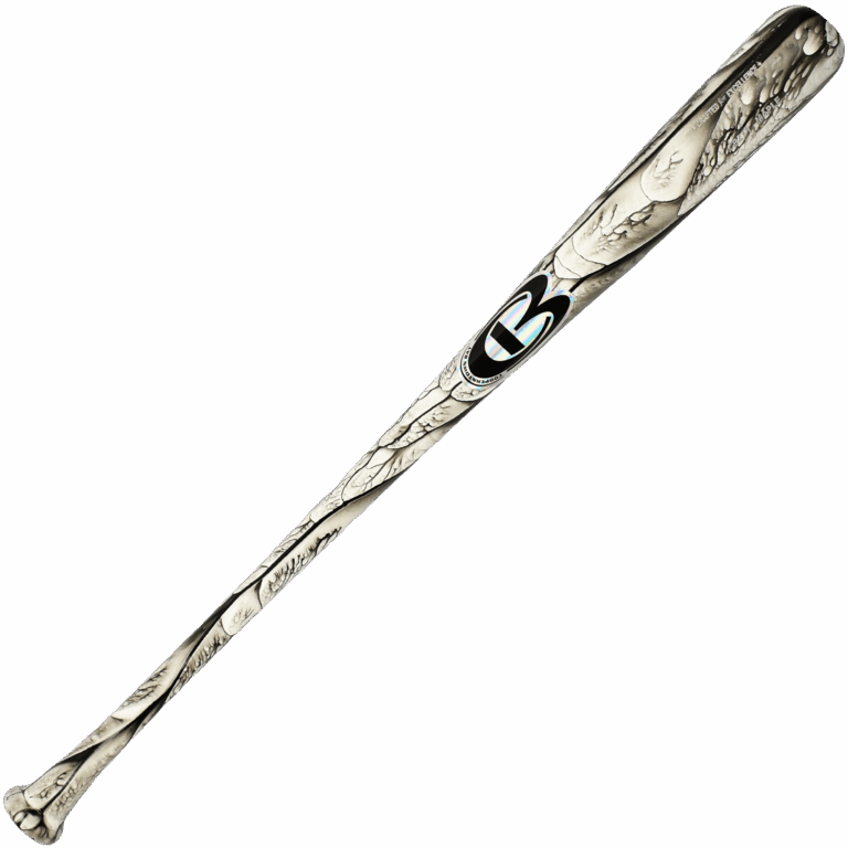Decorative baseball bat with intricate design